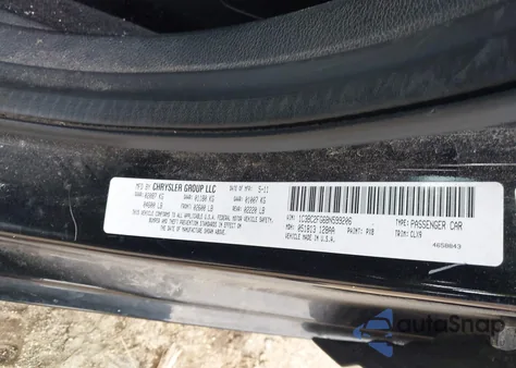 2011 Chrysler 200 Limited z USA, uszkodzony, nr VIN 1C3BC2FG6BN599206